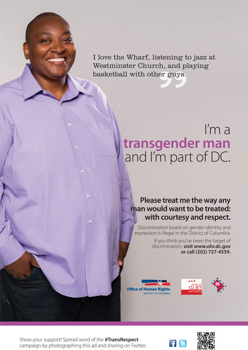 Check it out! D.C. Transgender Visibility Campaign
